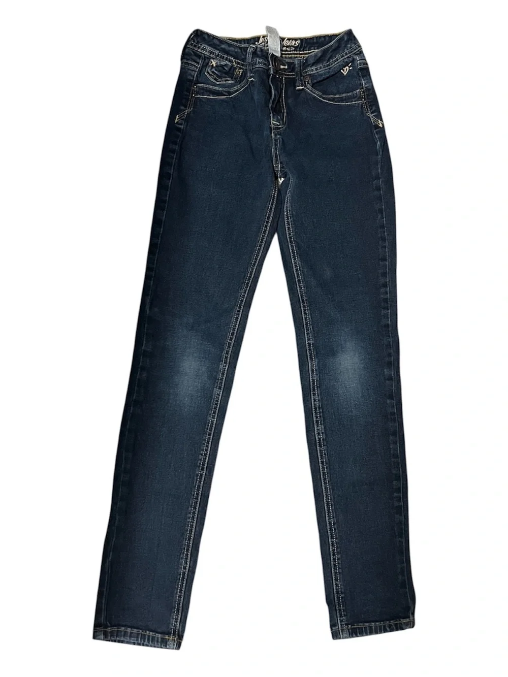 Justice sz 12S Dark Blue girls Straight-Leg Jeans